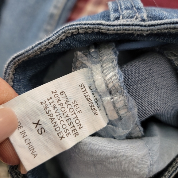 Fashion Nova Denim Flap Pocket Joggers Size XS - Picture 5 of 15